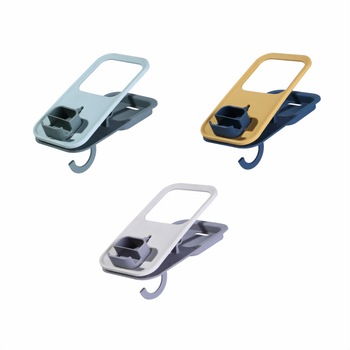 Θήκη ποτηριού για γραφείο με κλιπ, χωρίς οπή· μοντέρνος και απλός σχεδιασμός (υλικά: νάιλον, ίνες γυαλίου, PP; βάρος: 131 g)