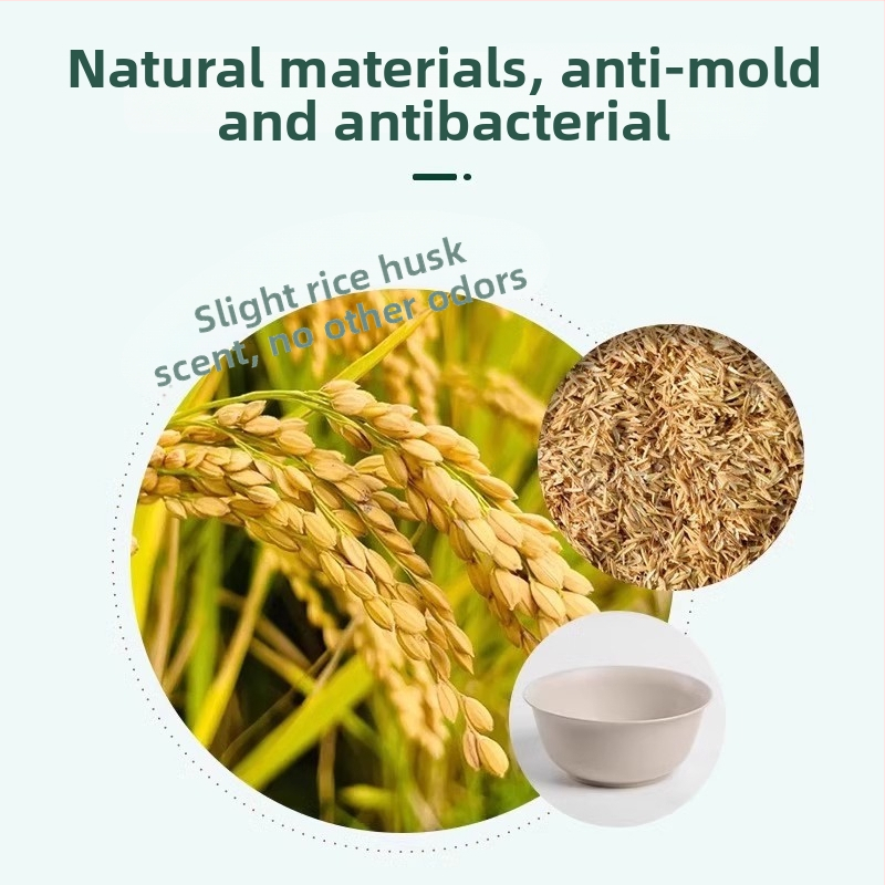 Jednorazová misa z ryžovej šupky – hrubšia konštrukcia, potravinárska kvalita, odolná voči vysokým teplotám, biologicky odbúrateľná