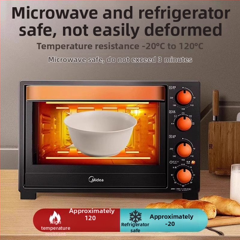 Jednorazová misa z ryžovej šupky – hrubšia konštrukcia, potravinárska kvalita, odolná voči vysokým teplotám, biologicky odbúrateľná