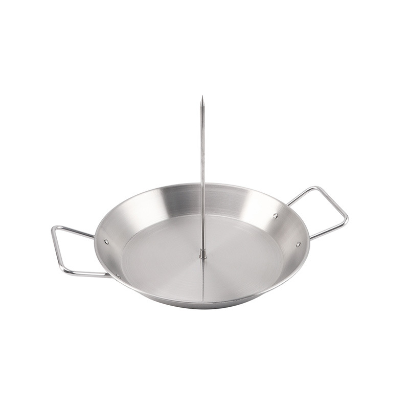 Vertikalna BBQ ploča - Nehrđajući čelik, okrugla, 461.2 g, Podrijetlo: Yangjiang, Proces obrade: elektroplakanje, hladno valjanje