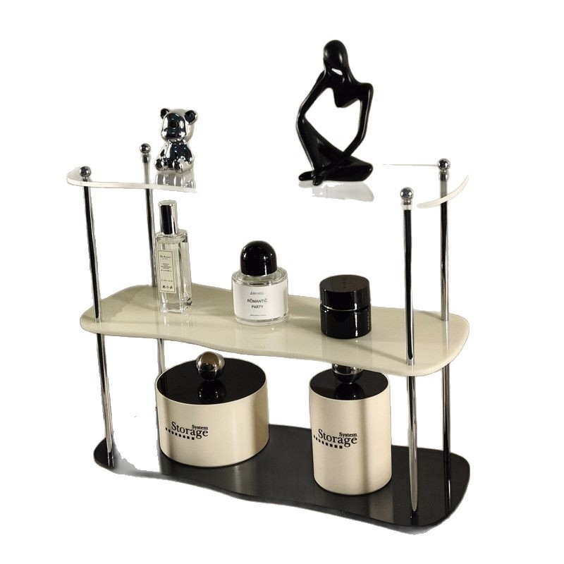 Οργανωτής επιφάνειας γραφείου, πολλαπλών χρήσεων, διπλό επίπεδο προβολής, αποσπώμενο τμήμα, θήκη ποτηριού, κατασκευή από πλαστικό