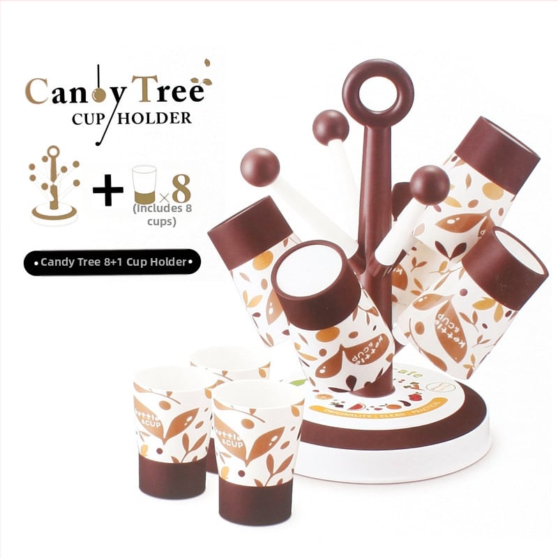 Meijia pohártartó – minimalist stílus, lyukak nélkül, PP anyag