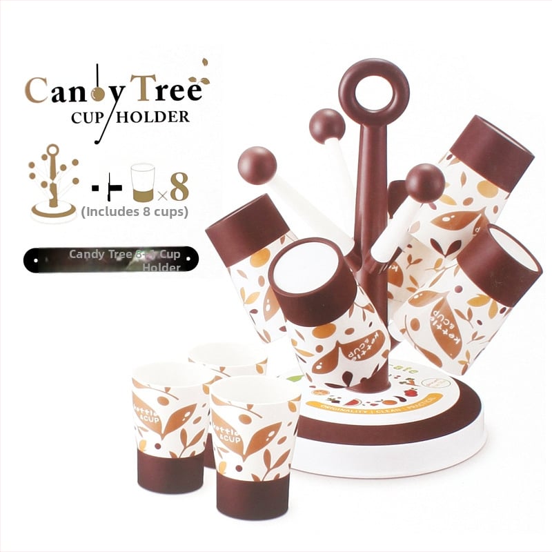 Meijia pohártartó – minimalist stílus, lyukak nélkül, PP anyag