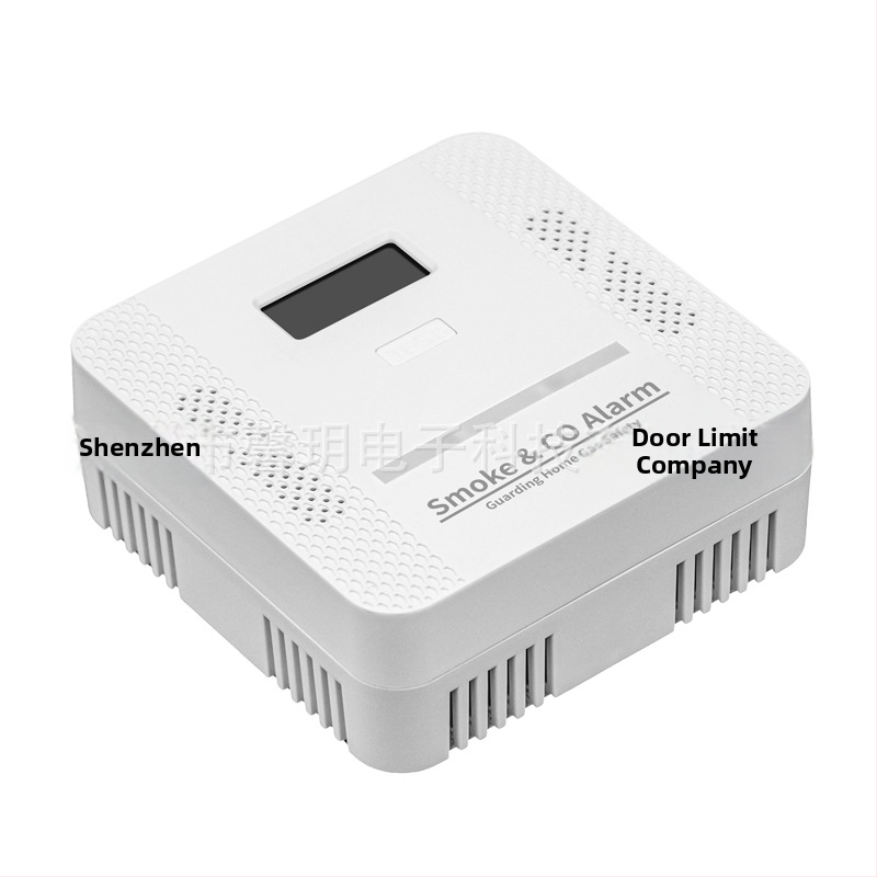 2-v-1 CO a detektor dymu, bezdrôtový, 360° detekcia, montáž na strop, model XY-S510COM