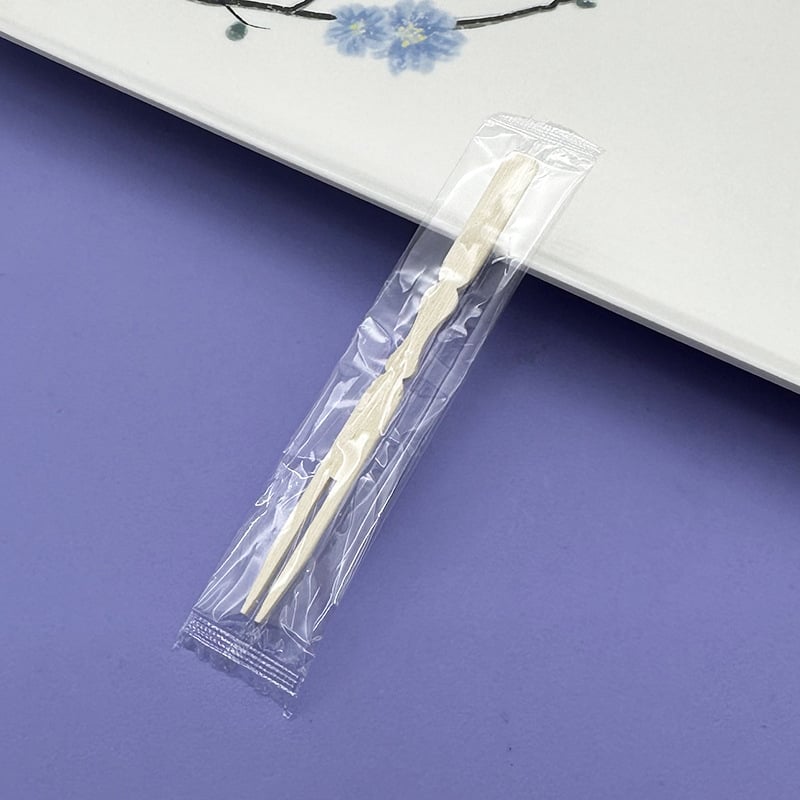 Heni Furculițe de fructe din bambus — lustruire mecanică, calitate de primă clasă