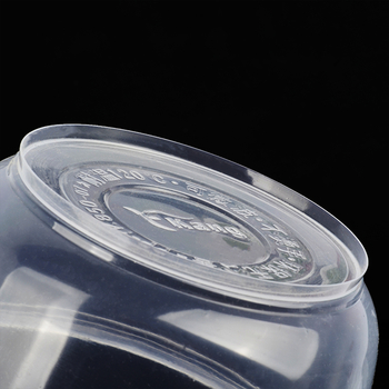 Boluri de supă rotunde din plastic, cu capac, de unică folosință, pentru takeout, nunți și uz casnic | cutie 20–50 bucăți | Non-biodegradabile | Procesare personalizabilă disponibilă