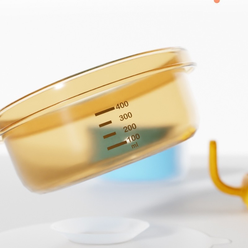 Dječja zdjela od 316 Nerđajućeg čelika, izolirana vodom, s usisnom protiv pada PPSU