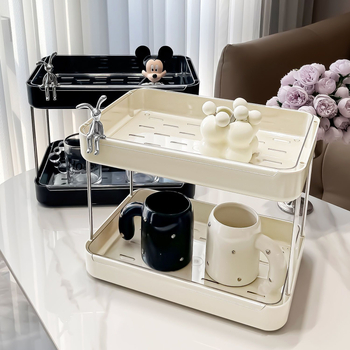 Asztali pohártartó – műanyag, minimalist stílus, tároló kávéhoz és teához