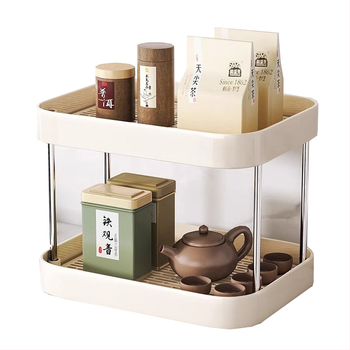 Asztali pohártartó – műanyag, minimalist stílus, tároló kávéhoz és teához