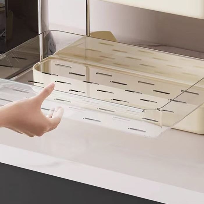 Asztali pohártartó – műanyag, minimalist stílus, tároló kávéhoz és teához