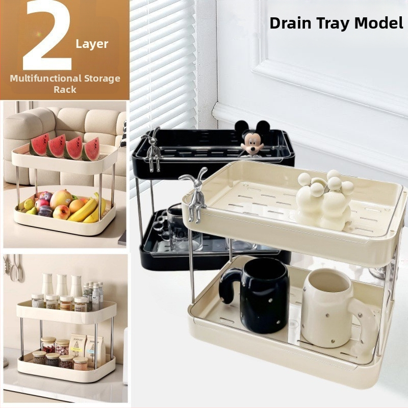 Asztali pohártartó – műanyag, minimalist stílus, tároló kávéhoz és teához