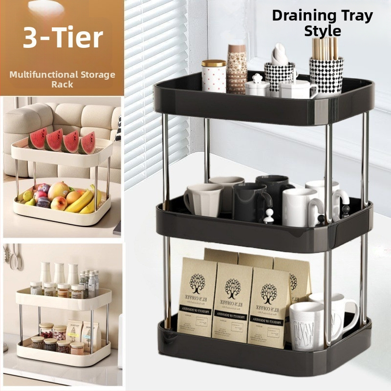 Asztali pohártartó – műanyag, minimalist stílus, tároló kávéhoz és teához