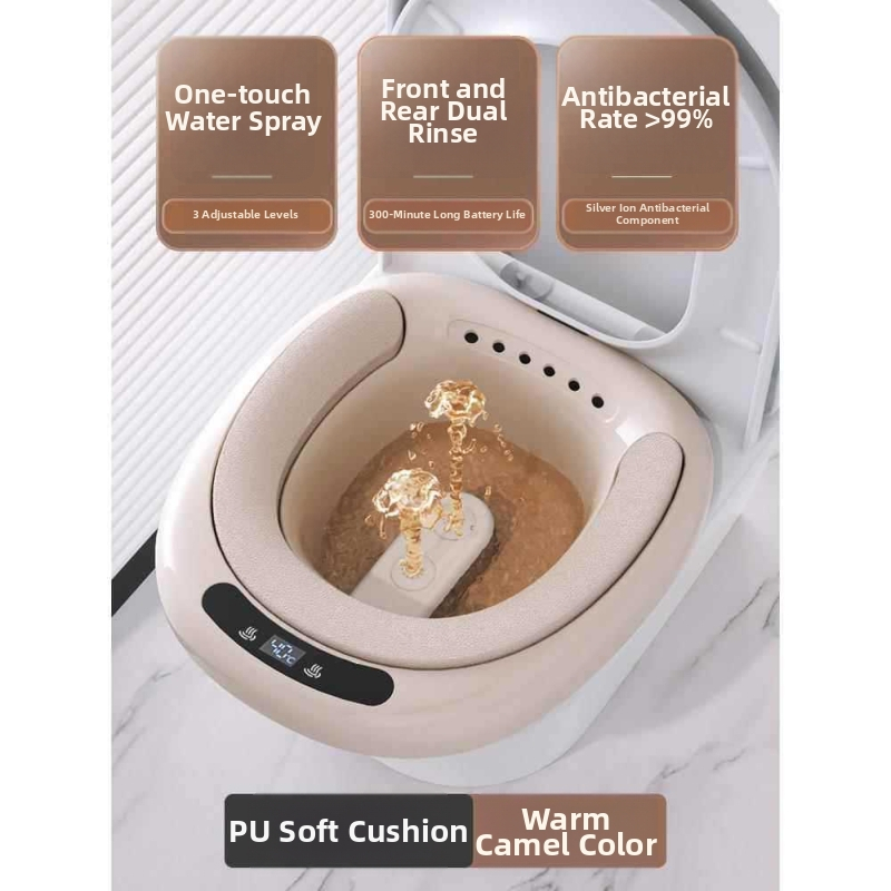 Elektromos ülőfürdő aranyérre, összecsukható kialakítás, állandó hőmérséklet, műanyag test, felnőttek számára