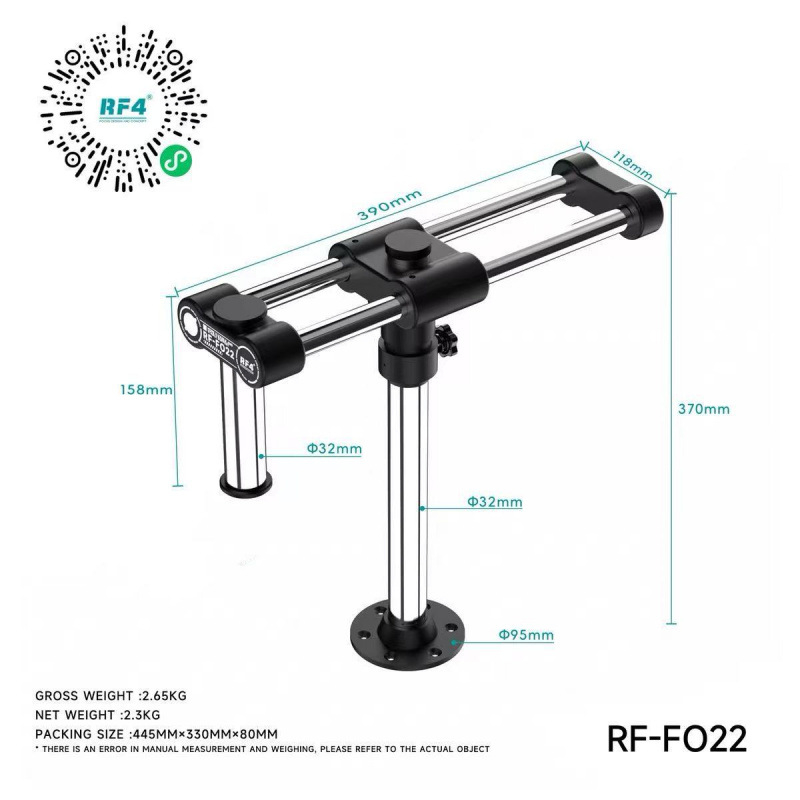 RF4-F022 Mikroskopni nosač s 360° rotacijom, podesiva visina, za popravak mobilnih telefona