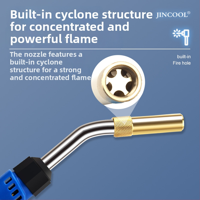 Портативна заваръчна горелка за климатици, високотемпературно заваряване на медни и алуминиеви тръби