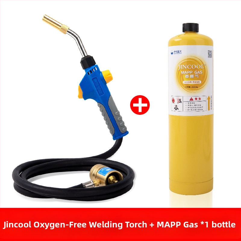 Портативна заваръчна горелка за климатици, високотемпературно заваряване на медни и алуминиеви тръби