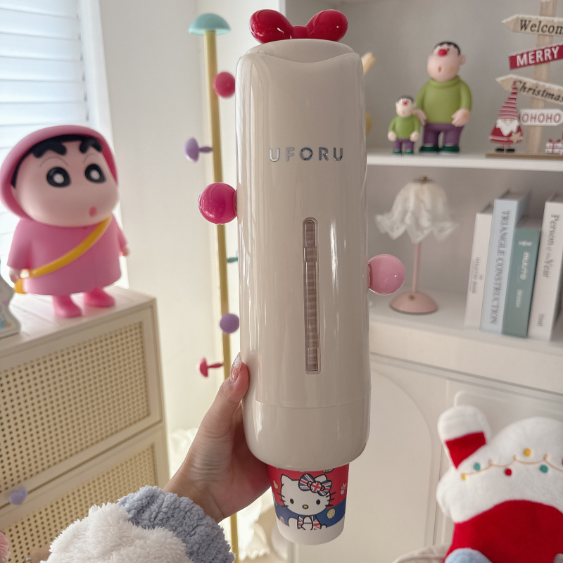 Držač za čaše za jednokratne papirnate čaše, zidni, bez bušenja, plastika, 330 g, moderan minimalistički stil