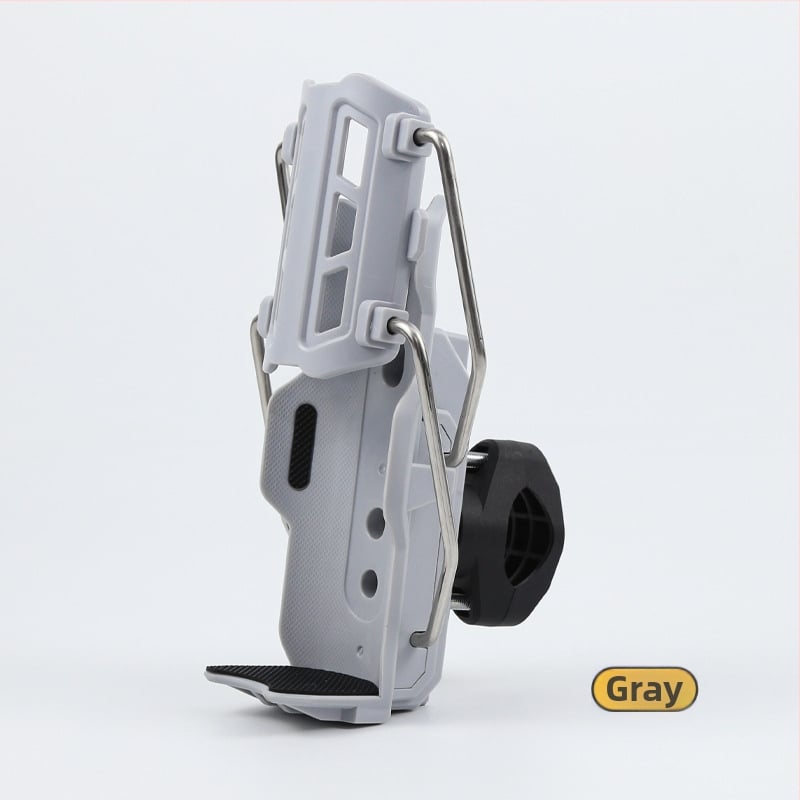 Държач за бутилка вода за електрически мотоциклет, пластмаса + сплав, адаптивен безпробивен монтаж, въртящ се, защитна рейка