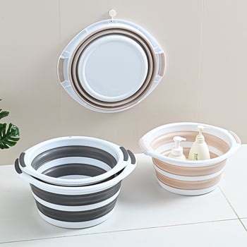 FH Összecsukható hordozható mosdókagyló diákok számára | PP+TPE anyag | Fürdőhasználatra