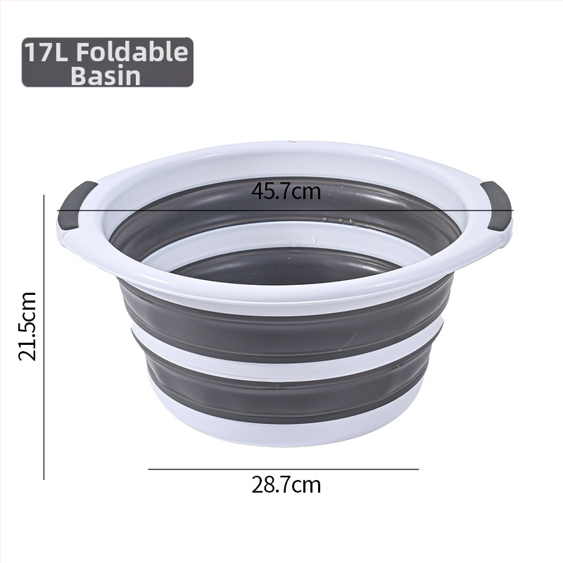 FH Összecsukható hordozható mosdókagyló diákok számára | PP+TPE anyag | Fürdőhasználatra