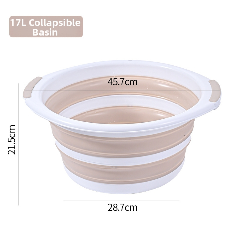 FH Összecsukható hordozható mosdókagyló diákok számára | PP+TPE anyag | Fürdőhasználatra