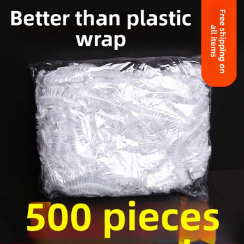 Jednorazový kryt fólie na uchovanie potravín - domáce použitie, PE, -60°C–140°C, 12+ kusov