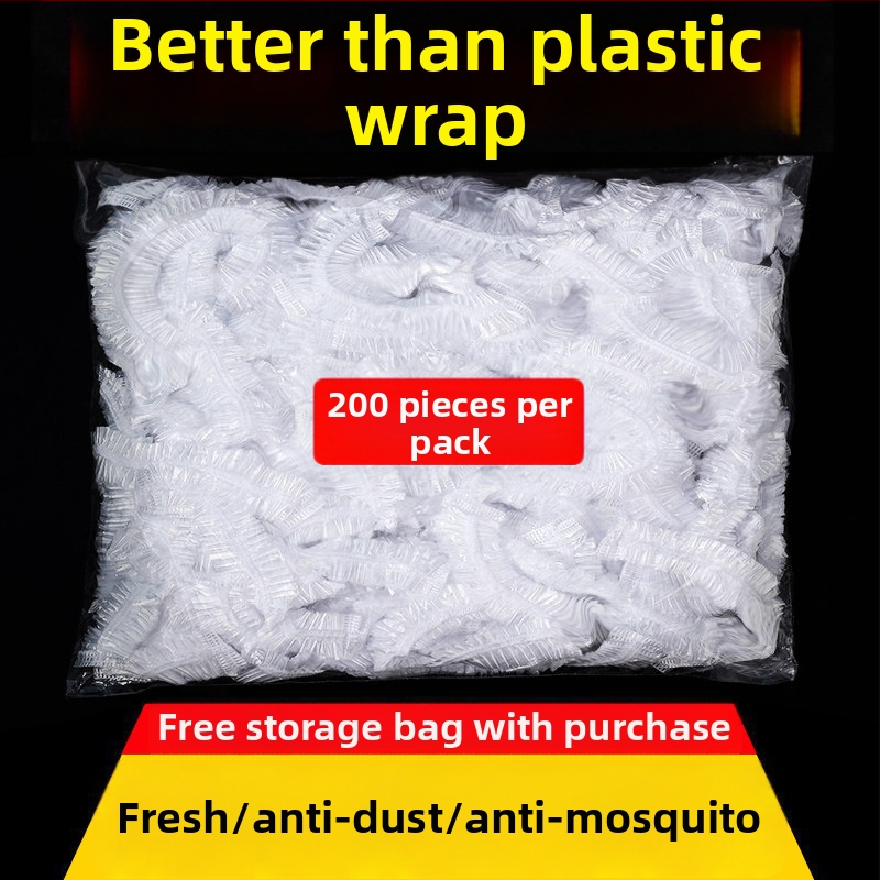 Jednorazový kryt fólie na uchovanie potravín - domáce použitie, PE, -60°C–140°C, 12+ kusov