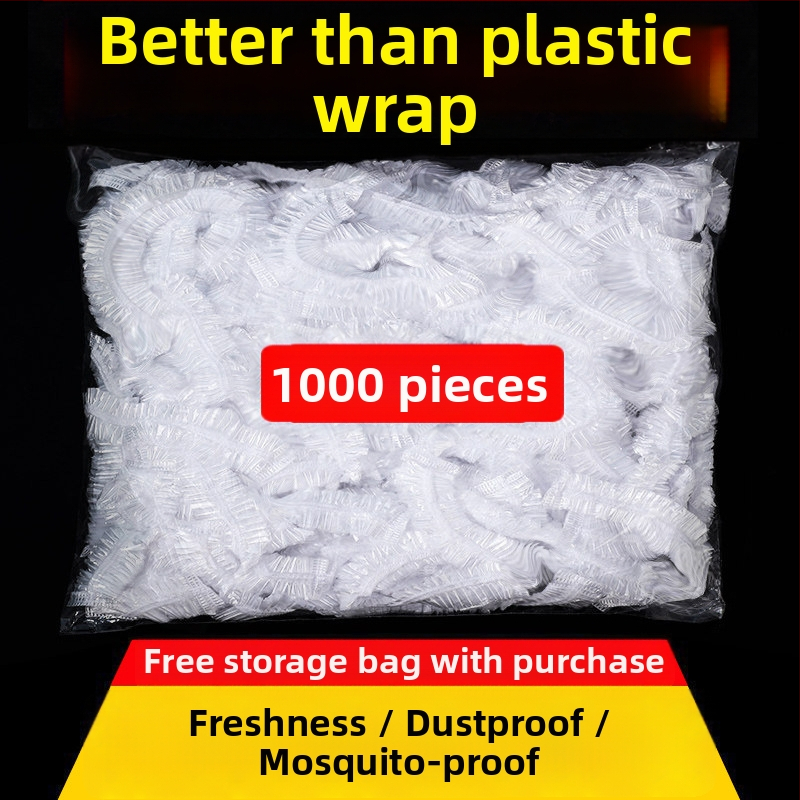 Jednorazový kryt fólie na uchovanie potravín - domáce použitie, PE, -60°C–140°C, 12+ kusov