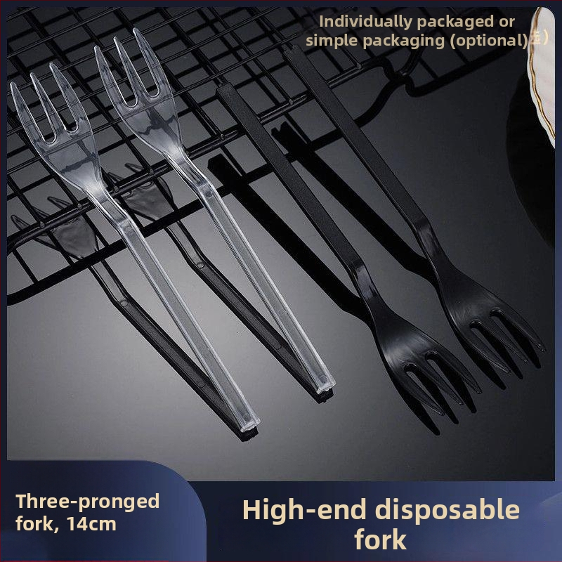 Vidlička na ovocie, plastová, značka Liheng, moderný minimalistický štýl, tlač loga dostupná