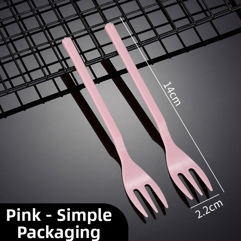 Vidlička na ovocie, plastová, značka Liheng, moderný minimalistický štýl, tlač loga dostupná