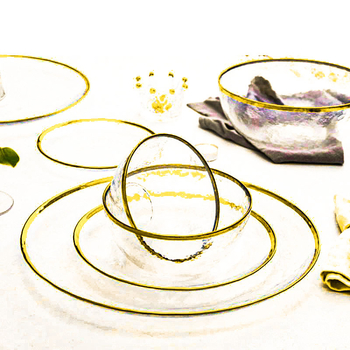 Σετ ειδών τραπεζαρίας από κρύσταλλο γυαλί με χειροποίητο γλάσο (συμβατό με φούρνο μικροκυμάτων; μοντέρνο δυτικό στυλ; 36 τεμάχια)