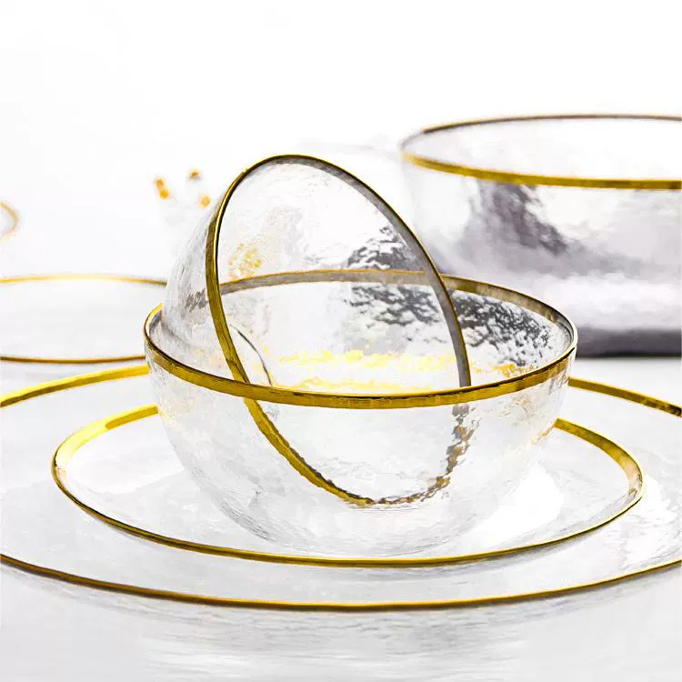 Σετ ειδών τραπεζαρίας από κρύσταλλο γυαλί με χειροποίητο γλάσο (συμβατό με φούρνο μικροκυμάτων; μοντέρνο δυτικό στυλ; 36 τεμάχια)