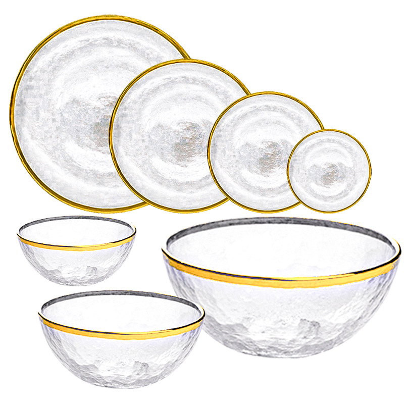 Σετ ειδών τραπεζαρίας από κρύσταλλο γυαλί με χειροποίητο γλάσο (συμβατό με φούρνο μικροκυμάτων; μοντέρνο δυτικό στυλ; 36 τεμάχια)