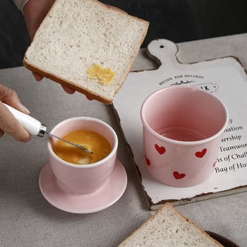 Емайлирана чиния за масло с капак, модерен минималистичен стил, номер на продукта A, ексклузивен трансграничен износ