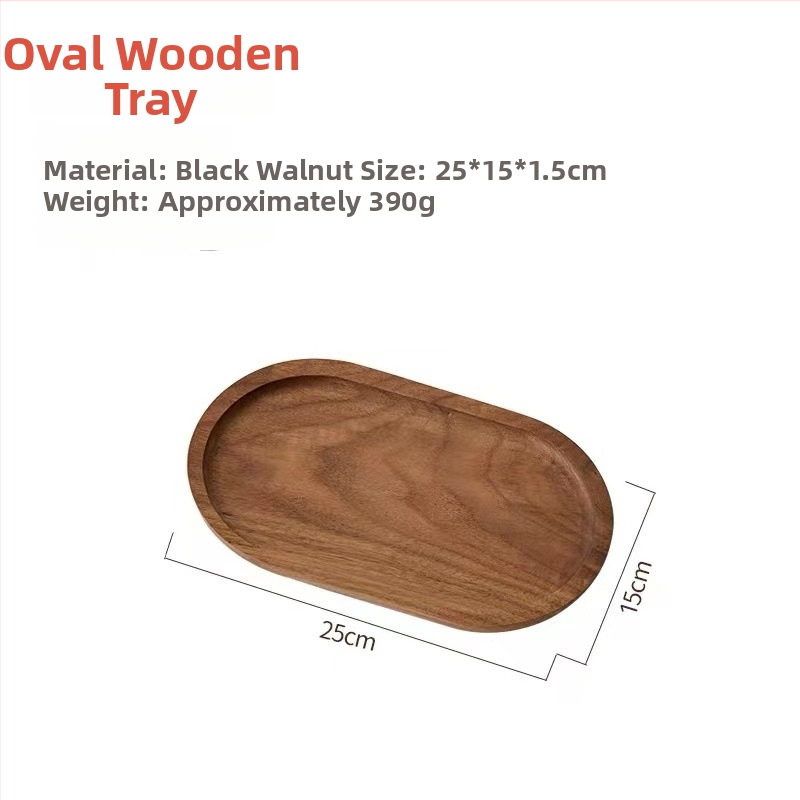 Téglalap alakú fa tálca — felület: kézzel rajzolt, modern minimalist stílus, anyag: fa