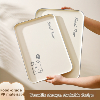 PP tálca, téglalap alakú, karikatúra mintával – egyrészes öntés (Anyag: PP; Forma: Téglalap; Mintázat: Karikatúra; Felület: Egyrészes öntés; Bevezetés: 2025)