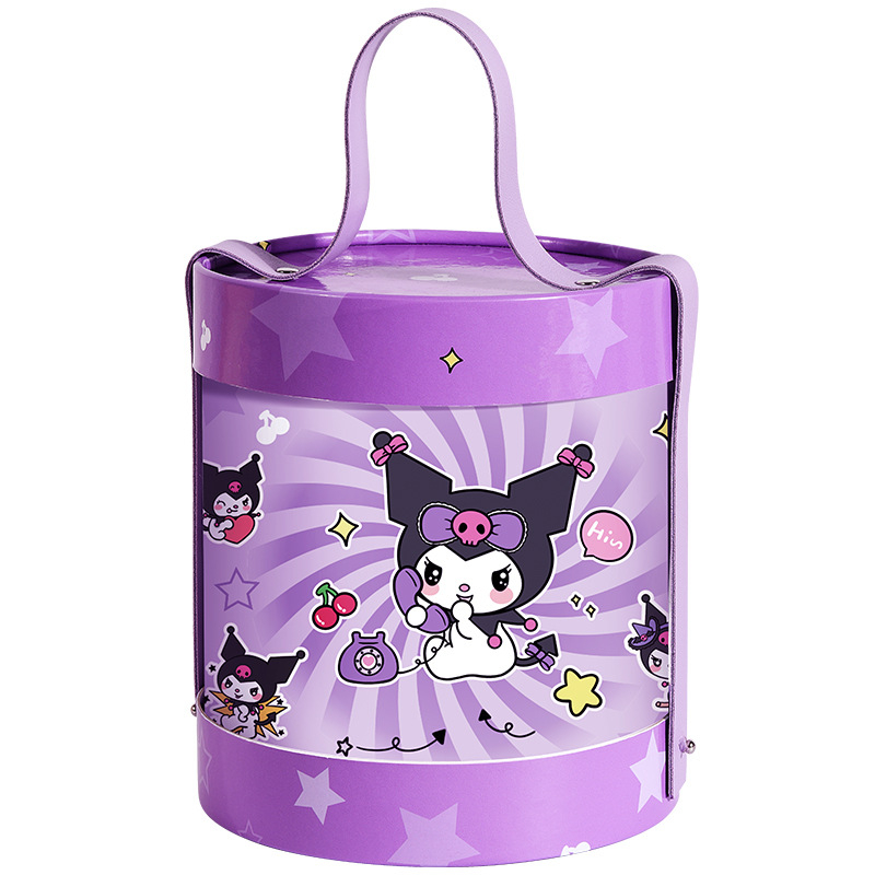 Kuromi kanta zagrljaja — DIY prazna kanta za djecu, laminirana, materijal Opp+Paper