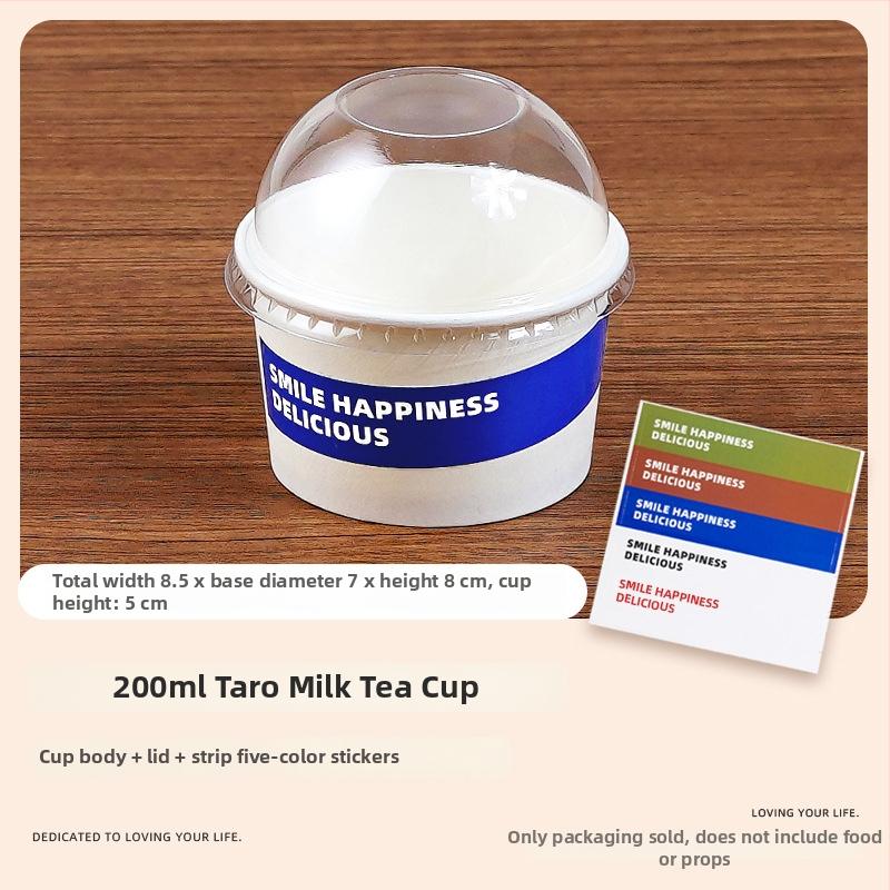 Ten Colors of Life pokryté pečiace šálky na jogurt/syr, objem 101–200 ml, vhodné do mikrovlnky