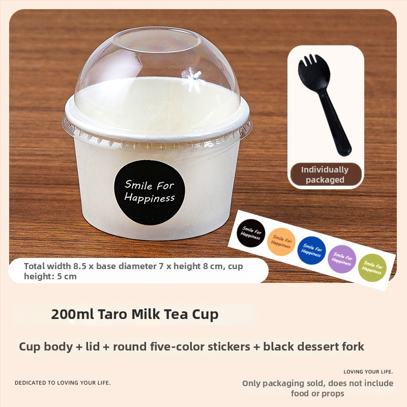 Ten Colors of Life pokryté pečiace šálky na jogurt/syr, objem 101–200 ml, vhodné do mikrovlnky