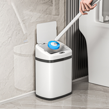 Zidna četka za WC s rotirajućom glavom, jednokratna plastična četka, bez mrtvih kutova