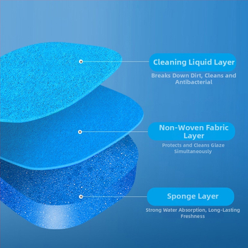 Egyszer használatos WC-kefé cserefej készlet – műanyag, modern minimalista stílus, Le Le Jia márka, magáncímkére kész