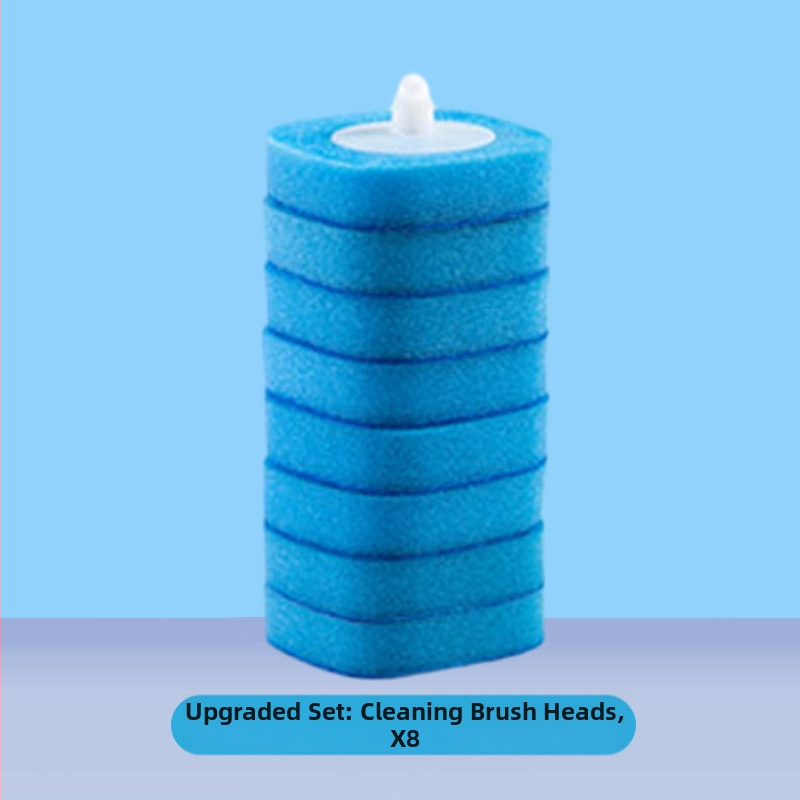 Egyszer használatos WC-kefé cserefej készlet – műanyag, modern minimalista stílus, Le Le Jia márka, magáncímkére kész