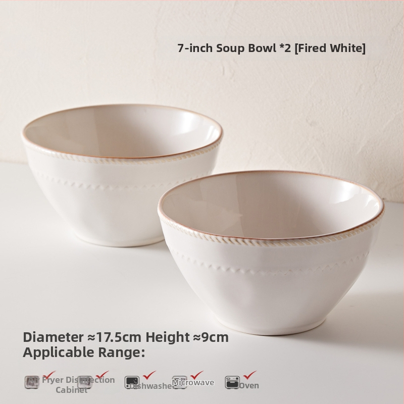 Stanley 5-dijelni porculanski set posuđa za stolovanje, nordijski stil, s podglazurnim završnim premazom