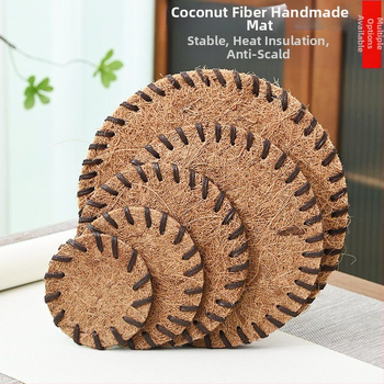 Πατάκι τσαγιού Lai dongsheng - Θερμομονωτικό, Αντιολισθητικό, Υφαντό από καρύδα, για τελετή Kung Fu τσαγιού