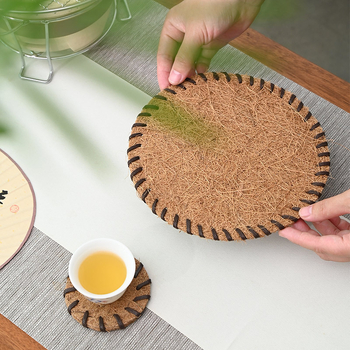 Πατάκι τσαγιού Lai dongsheng - Θερμομονωτικό, Αντιολισθητικό, Υφαντό από καρύδα, για τελετή Kung Fu τσαγιού