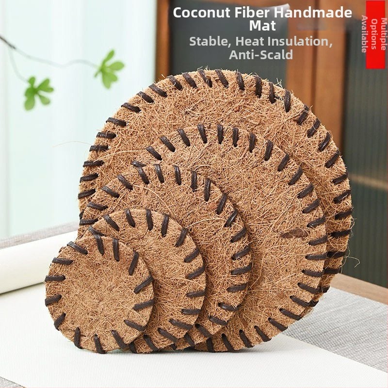 Πατάκι τσαγιού Lai dongsheng - Θερμομονωτικό, Αντιολισθητικό, Υφαντό από καρύδα, για τελετή Kung Fu τσαγιού