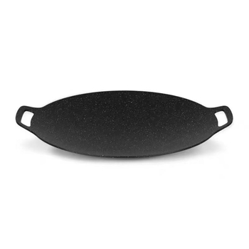 Mega-Poly željezna okrugla grill ploča, prijenosna, 500 g