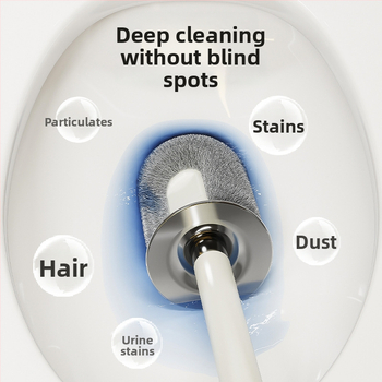 Záchodová kefka s prisávkou, nástenné montáž bez vŕtania, bez mŕtveho uhla – Značka Independent, Materiál: Plast, Model: Yd2dFzPC, Štýl: Svetlý luxus