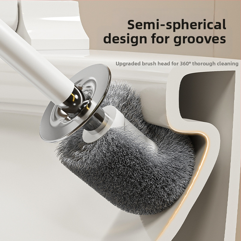 Záchodová kefka s prisávkou, nástenné montáž bez vŕtania, bez mŕtveho uhla – Značka Independent, Materiál: Plast, Model: Yd2dFzPC, Štýl: Svetlý luxus