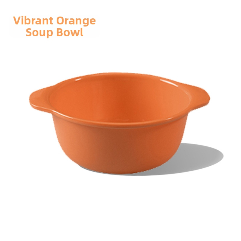 Apricot Rhyme rajzfilm-stílusú műanyag gyerek étkészlet, négy darabos készlet: tányér, tál, kanál és villa